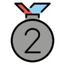 OpenMoji 13.1  🥈  2nd Place Medal Emoji