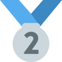 Twitter (Twemoji 14.0)  🥈  2nd Place Medal Emoji
