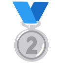 Google (Android 12L)  🥈  2nd Place Medal Emoji