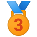 Google (Android 11.0)  🥉  3rd Place Medal Emoji