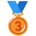 Google (Android 12L)  🥉  3rd Place Medal Emoji