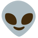 Google (Android 12L)  👽  Alien Emoji