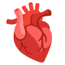 Google (Android 12L)  🫀  Anatomical Heart Emoji