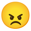 Google (Android 12L)  😠  Angry Face Emoji