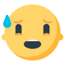 Mozilla (FxEmojis v1.7.9)  😰  Anxious Face With Sweat Emoji