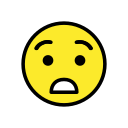 OpenMoji 13.1  😲  Astonished Face Emoji