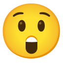 Google (Android 12L)  😲  Astonished Face Emoji