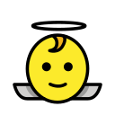OpenMoji 13.1  👼  Baby Angel Emoji