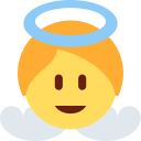 Twitter (Twemoji 14.0)  👼  Baby Angel Emoji