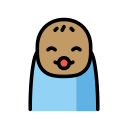 OpenMoji 13.1  👶🏽  Baby: Medium Skin Tone Emoji