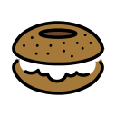 OpenMoji 13.1  🥯  Bagel Emoji