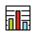 OpenMoji 13.1  📊  Bar Chart Emoji