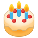Google (Android 11.0)  🎂  Birthday Cake Emoji