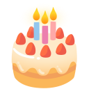 Google (Android 12L)  🎂  Birthday Cake Emoji