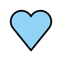 OpenMoji 13.1  💙  Blue Heart Emoji