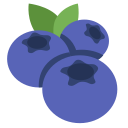 Twitter (Twemoji 14.0)  🫐  Blueberries Emoji