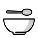 OpenMoji 13.1  🥣  Bowl With Spoon Emoji