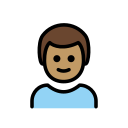 OpenMoji 13.1  👦🏽  Boy: Medium Skin Tone Emoji
