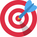 Twitter (Twemoji 14.0)  🎯  Bullseye Emoji