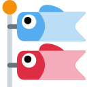 Twitter (Twemoji 14.0)  🎏  Carp Streamer Emoji