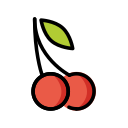 OpenMoji 13.1  🍒  Cherries Emoji