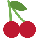 Twitter (Twemoji 14.0)  🍒  Cherries Emoji