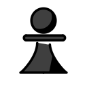 OpenMoji 13.1  ♟️  Chess Pawn Emoji