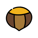 OpenMoji 13.1  🌰  Chestnut Emoji