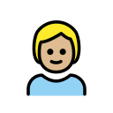 OpenMoji 13.1  🧒🏼  Child: Medium-light Skin Tone Emoji