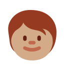 Twitter (Twemoji 14.0)  🧒🏽  Child: Medium Skin Tone Emoji