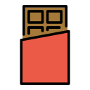 OpenMoji 13.1  🍫  Chocolate Bar Emoji