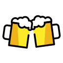 OpenMoji 13.1  🍻  Clinking Beer Mugs Emoji