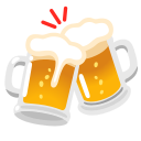 Google (Android 12L)  🍻  Clinking Beer Mugs Emoji