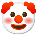 Google (Android 12L)  🤡  Clown Face Emoji