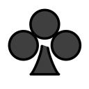 OpenMoji 13.1  ♣️  Club Suit Emoji