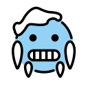 OpenMoji 13.1  🥶  Cold Face Emoji