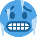 Twitter (Twemoji 14.0)  🥶  Cold Face Emoji