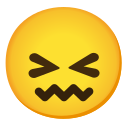 Google (Android 12L)  😖  Confounded Face Emoji