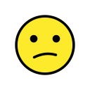 OpenMoji 13.1  😕  Confused Face Emoji