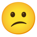 Google (Android 12L)  😕  Confused Face Emoji