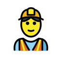 OpenMoji 13.1  👷  Construction Worker Emoji