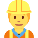 Twitter (Twemoji 14.0)  👷  Construction Worker Emoji