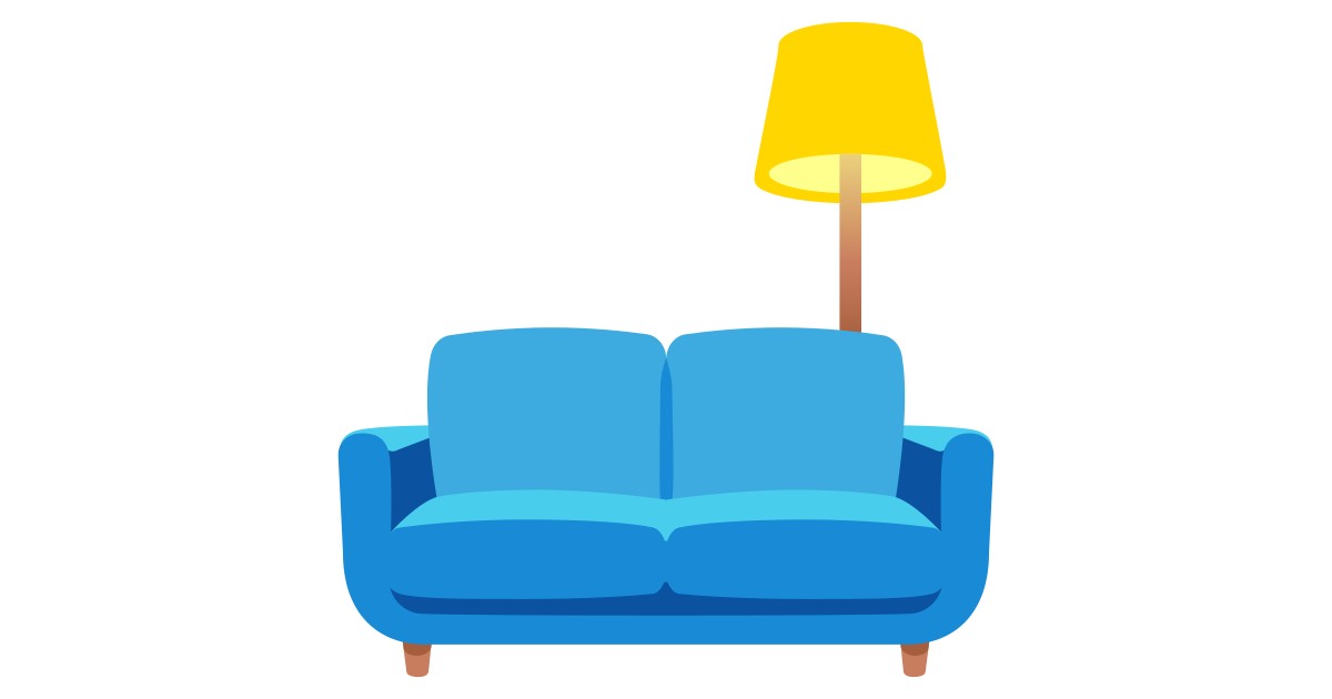 🛋️  Couch And Lamp