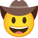 Google (Android 12L)  🤠  Cowboy Hat Face Emoji
