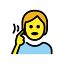 OpenMoji 13.1  🧏  Deaf Person Emoji