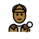 OpenMoji 13.1  🕵🏾  Detective: Medium-dark Skin Tone Emoji