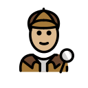 OpenMoji 13.1  🕵🏼  Detective: Medium-light Skin Tone Emoji