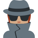 Twitter (Twemoji 14.0)  🕵🏽  Detective: Medium Skin Tone Emoji