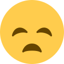 Twitter (Twemoji 14.0)  😞  Disappointed Face Emoji