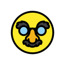 OpenMoji 13.1  🥸  Disguised Face Emoji